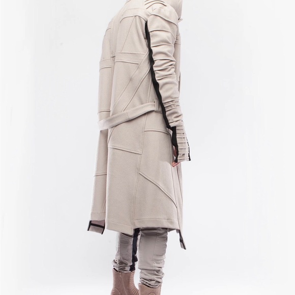 DEMOBAZA Top Coat Recondition Mens Small BRAND NEW Waxed Wool NIB - Picture 4 of 16